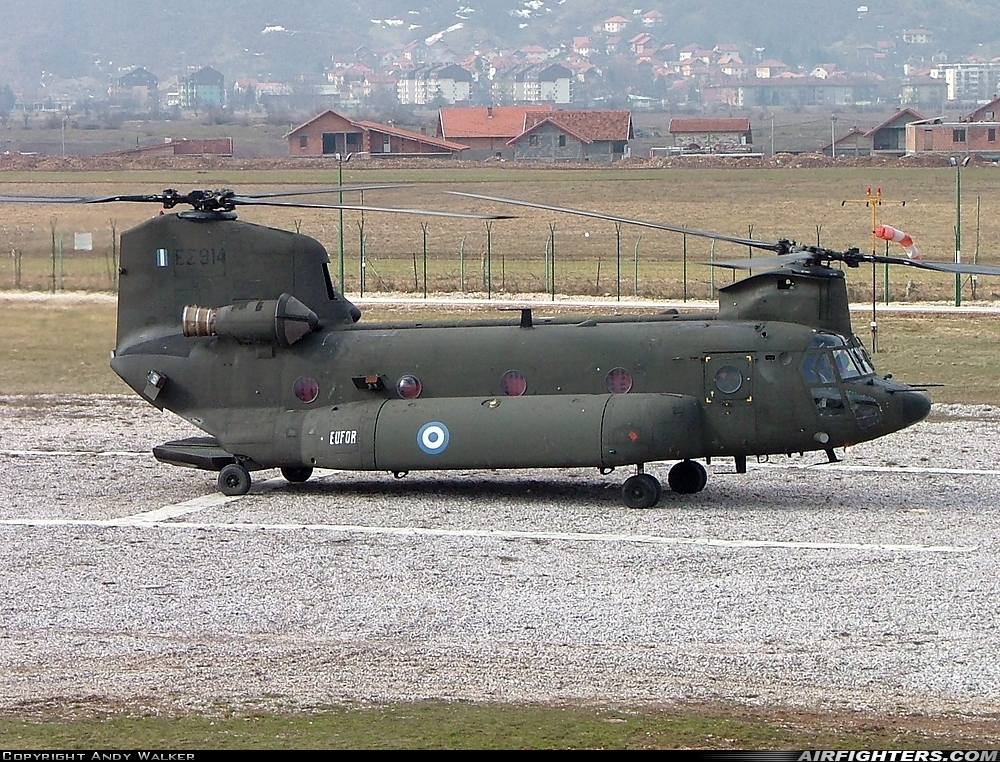 Photo ID 807 by Andy Walker. Greece Air Force Boeing Vertol CH 47D Chinook, ES914