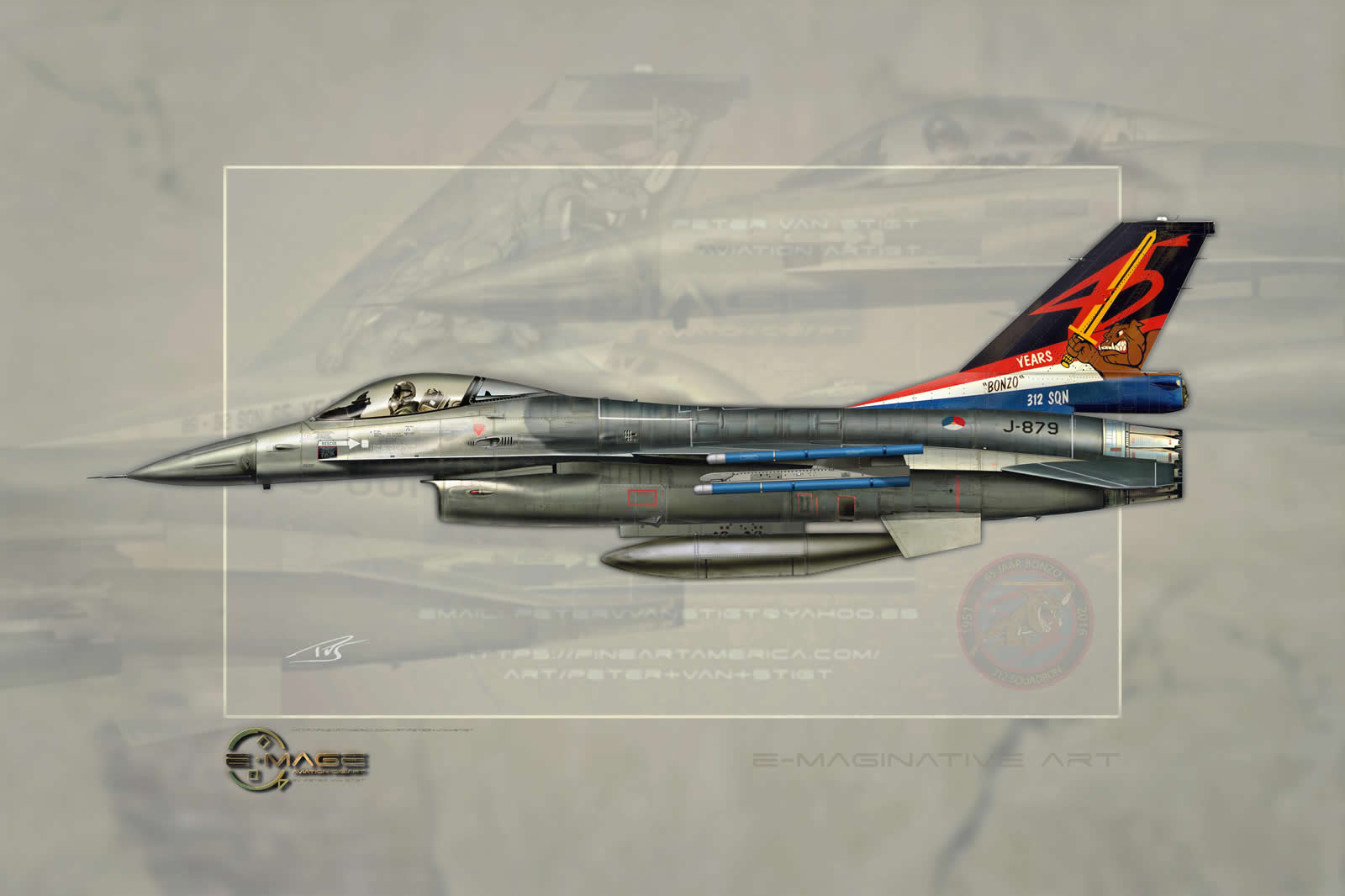 J-879 F-16 Profile
