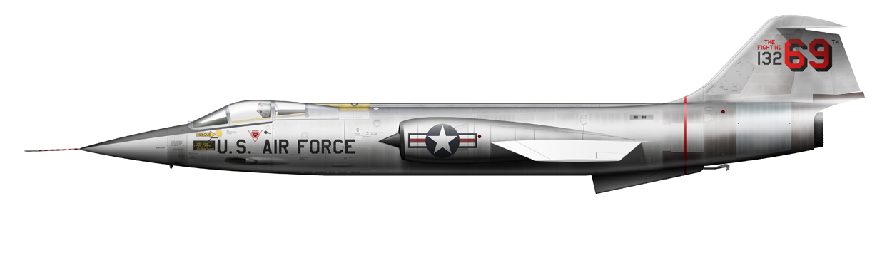 profile of US Air Force F-104G Starfighter, 13269